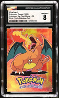 Glurak Pokémon Topps First Print Rainbow Foil (1999) CGC 8