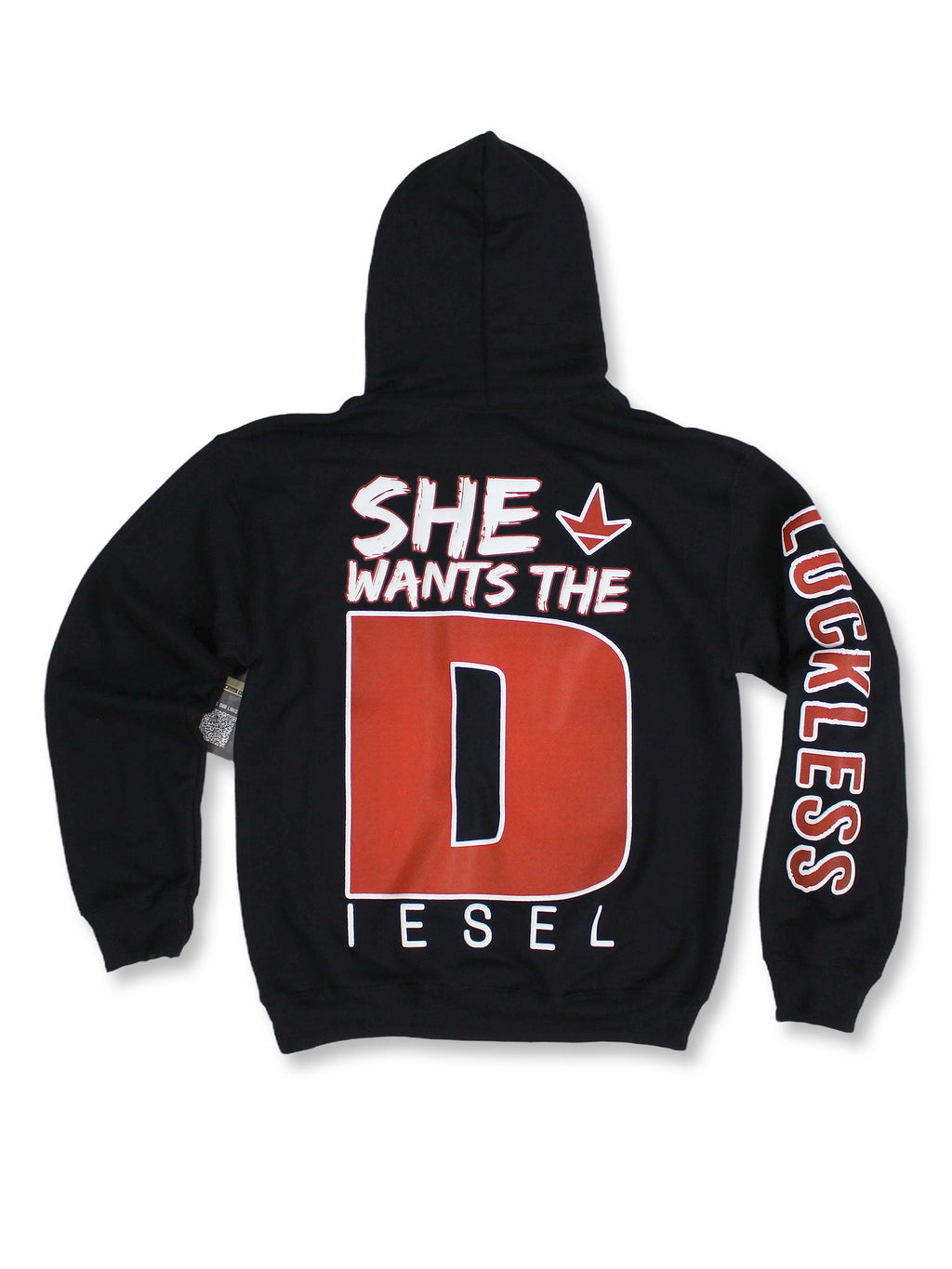 Sie will den Diesel-Hoodie