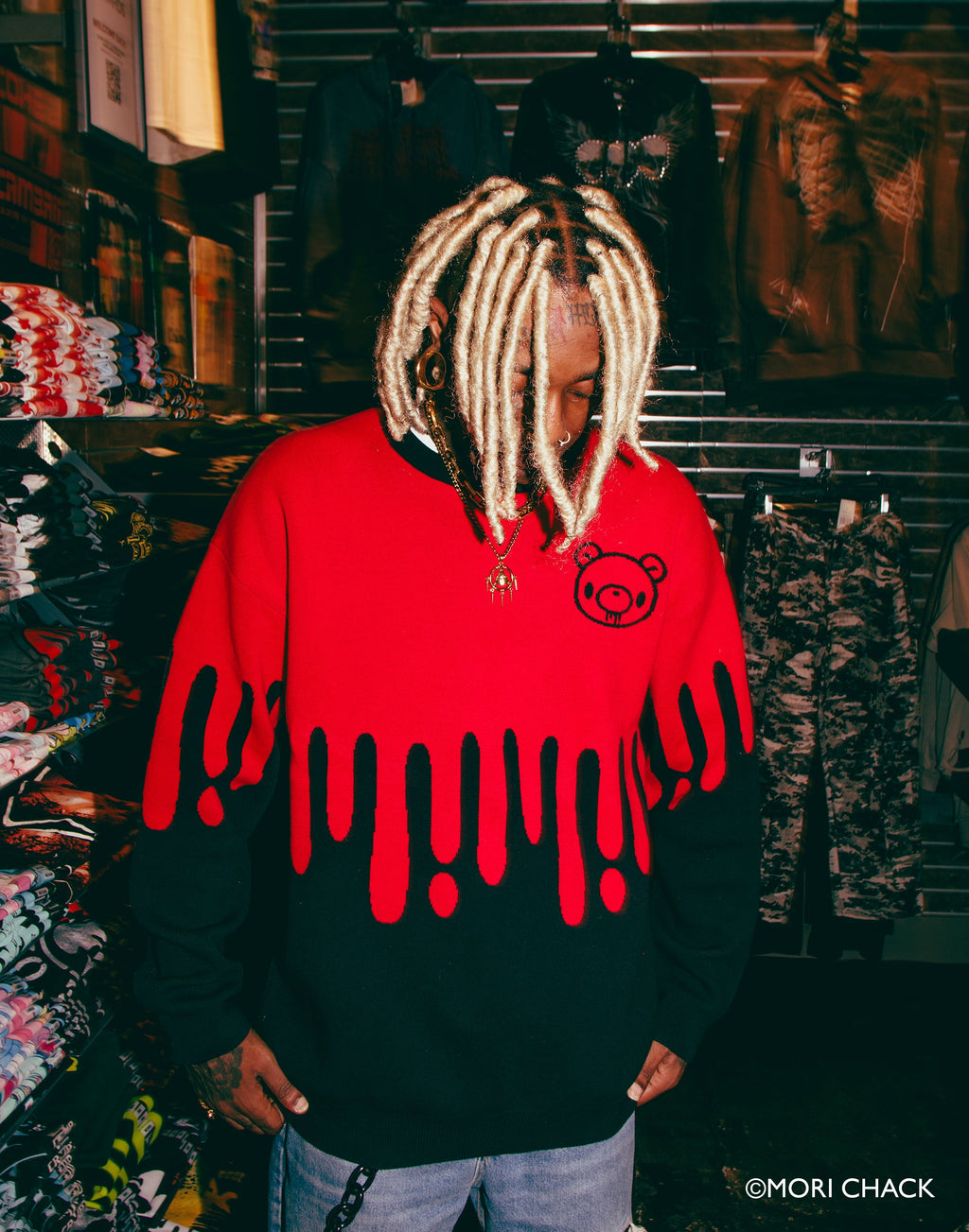 Gloomy Drip Strickpullover