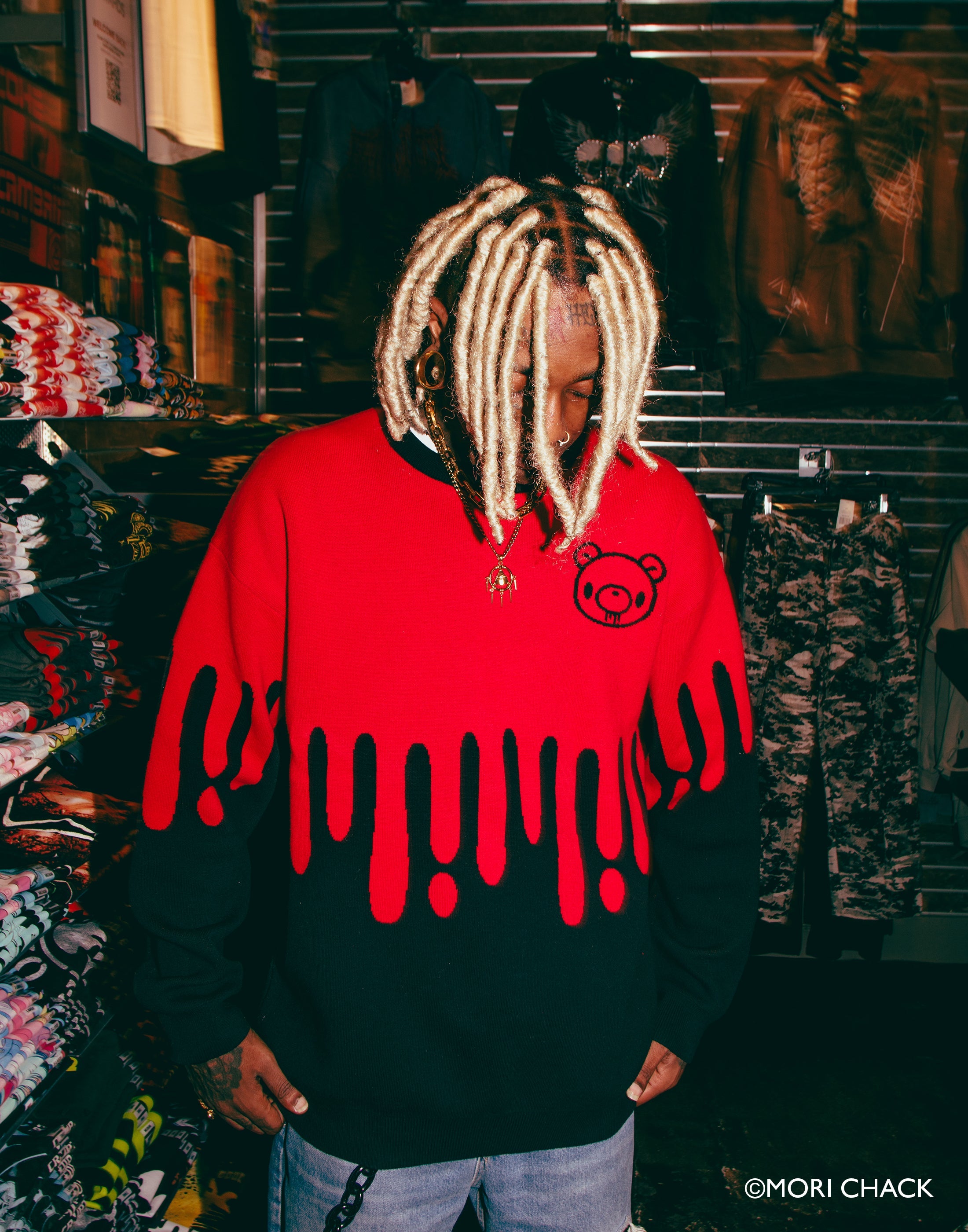 Gloomy Drip Strickpullover