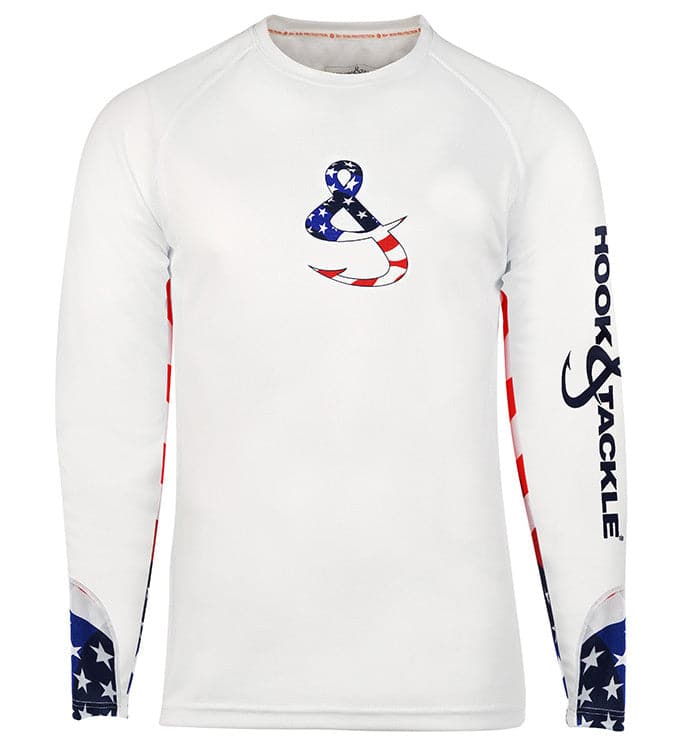 Herren Liberty Langarm-UV-Angelshirt