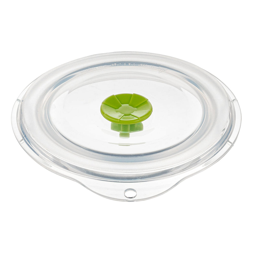 Fresh Hero 16 oz Green Silicone Airtight Food Storage Container - with Vented Lid, Collapsible - 5 3/4" x 5 3/4" x 2 3/4" - 20 count box