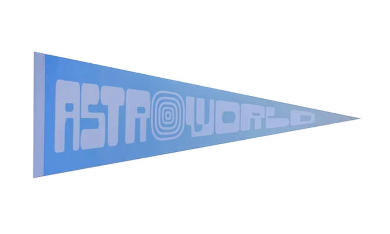 TRAVIS SCOTT (LIMITED EDITION) 2021 ASTROWORLD MERCH - BLAUER WIMPERL
