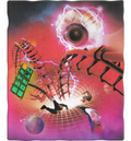 TRAVIS SCOTT (LIMITED EDITION) 2021 ASTROWORLD MERCH - ROLLER COASTER FLEECEDECKE