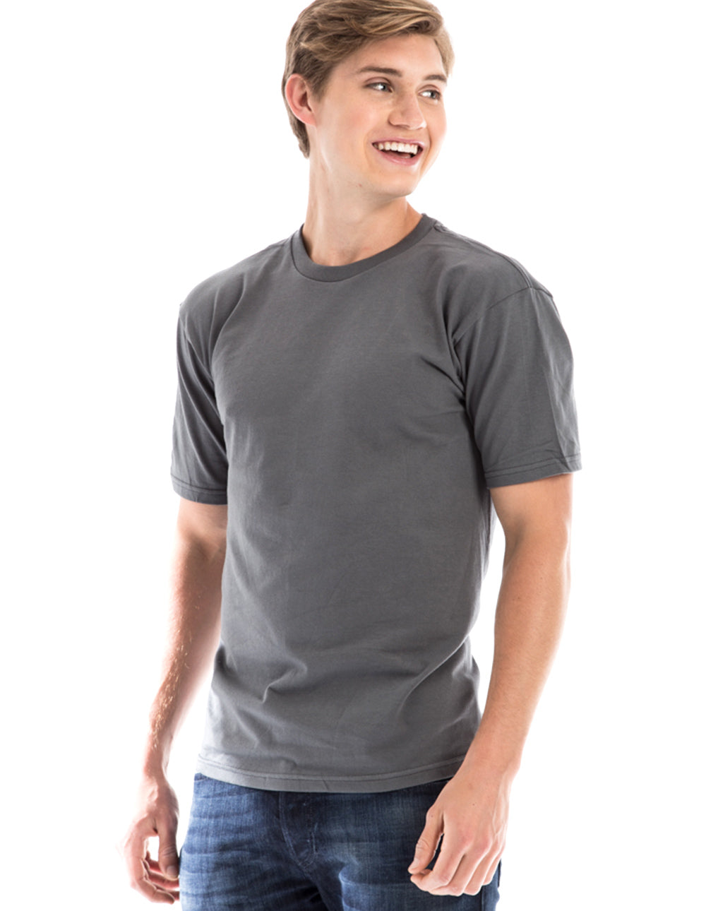 Retro Ring-Spun Rundhals-T-Shirt 2100