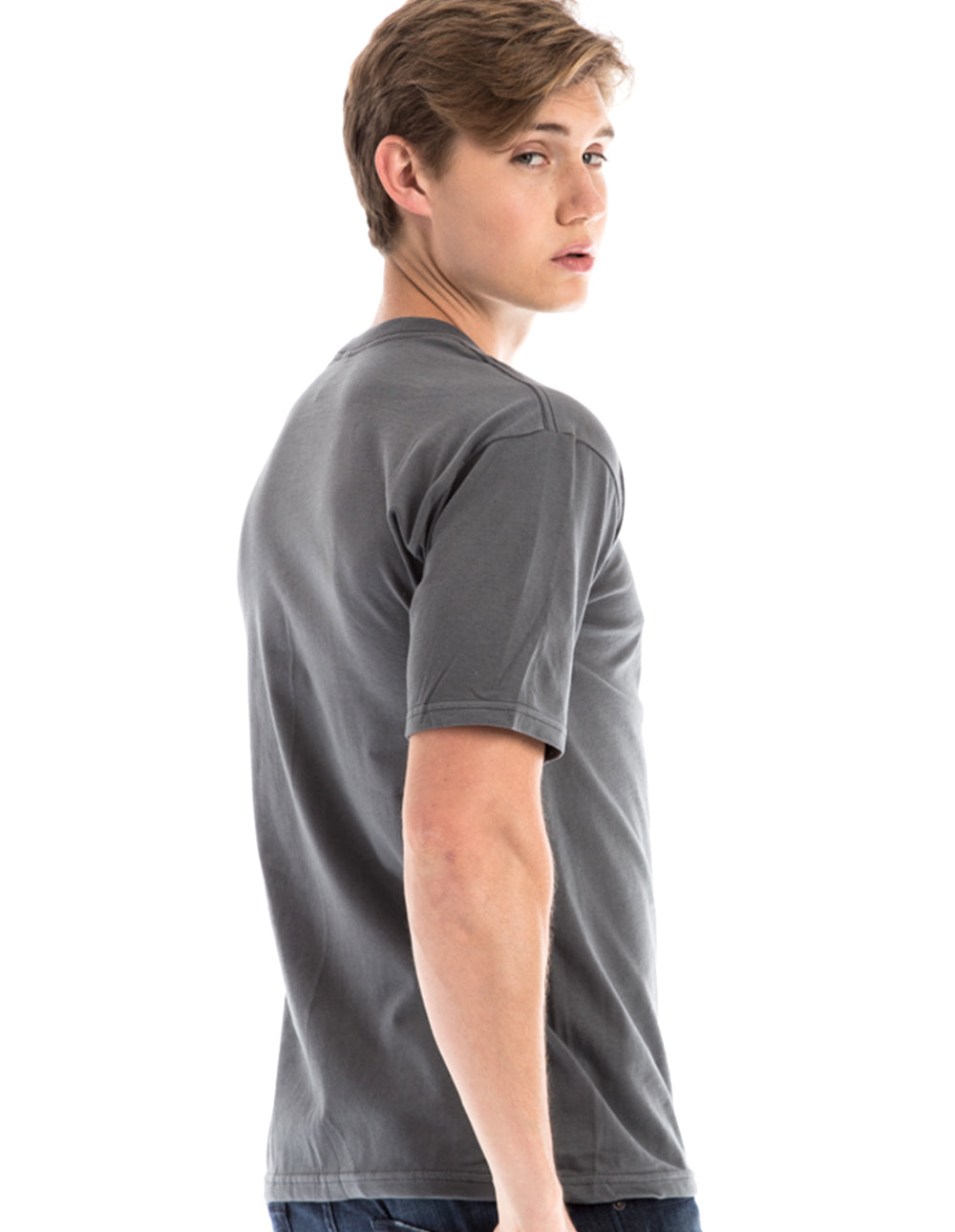 Retro Ring-Spun Rundhals-T-Shirt 2100