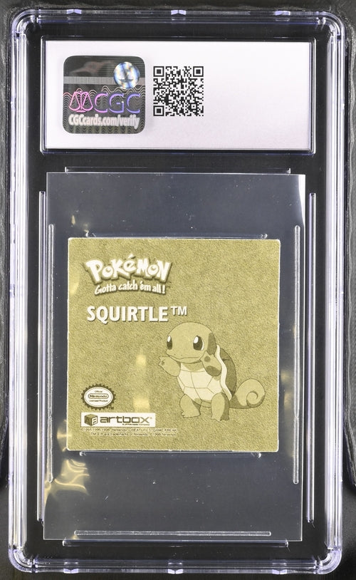 Schiggy Pokémon-Aufkleber Serie 1 Artbox Goldfolie geprägt (1999) CGC 8.5