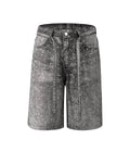 SCHWARZE RHINESTONE-SHORTS