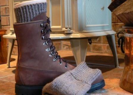 Superwarme, extrem dicke Alpaka-Socken