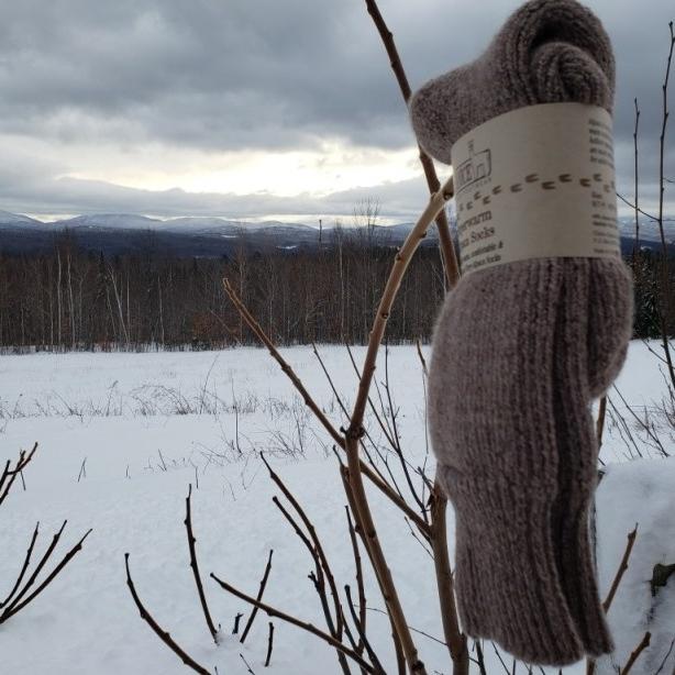 Superwarme, extrem dicke Alpaka-Socken