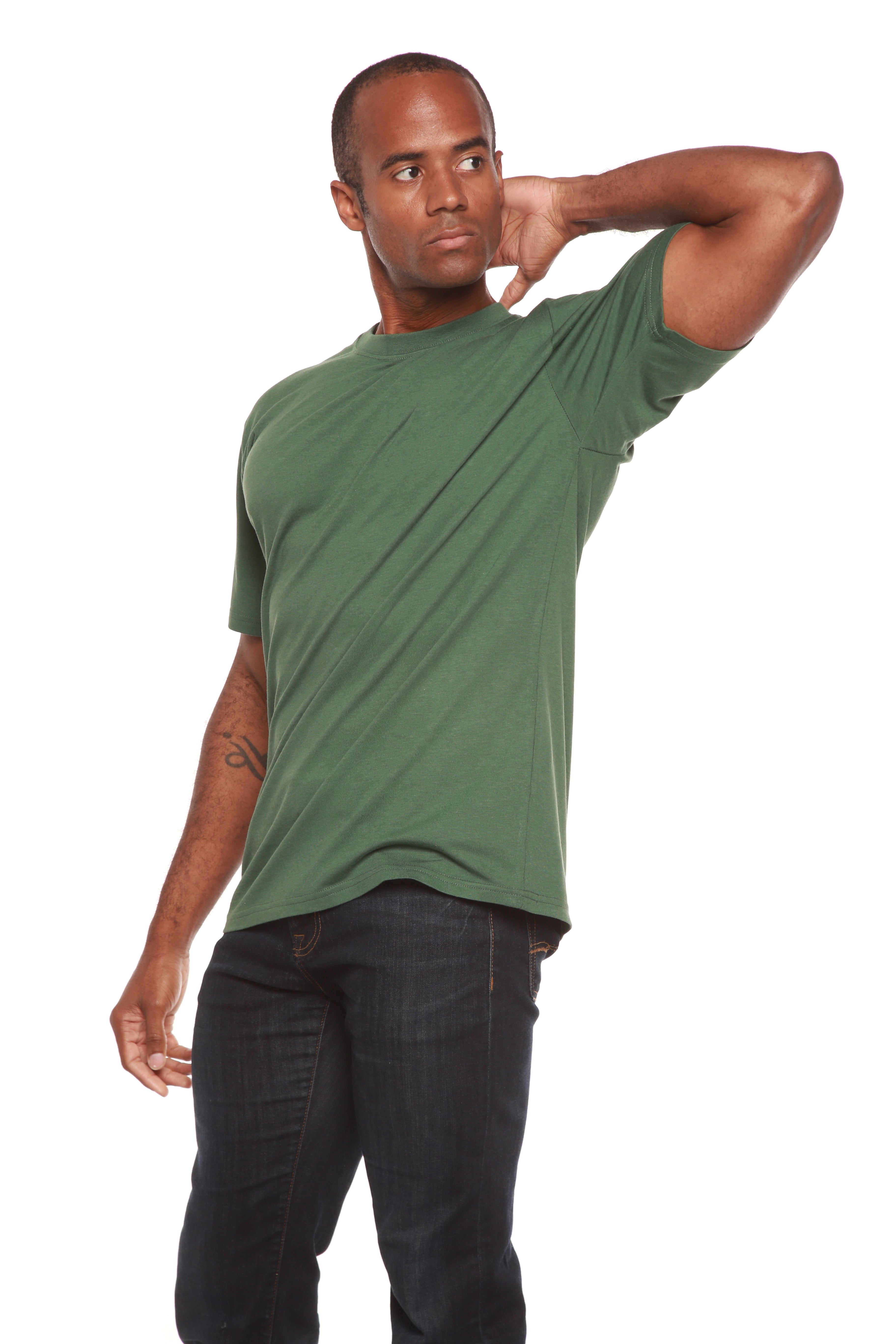 Das originale Herren T-Shirt aus Bambusviskose/Bio-Baumwolle mit kurzen Ärmeln - Klassischer Schnitt